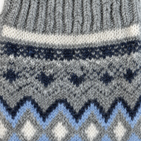 Chaussettes en laine Fair Isle personnalisées pour femmes, automne-hiver, doublées de polaire épaisse, chaudes, mi-mollet, tricotées rétro japonaises