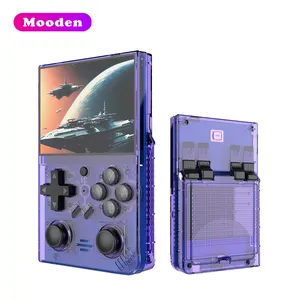 L R35 Plus Retro Handheld Game Console Linux System 3.5 Inch IPS Screen 64GB Portable Pocket Handheld Video Gaming Console R36S