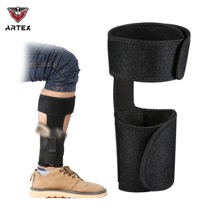 Holster de cheville tactique réglable en néoprène, holster de transport dissimulé noir, accessoires de chasse pour l'extérieur - Product Image 1