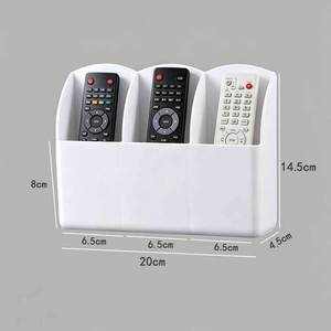 Remote Control Storage Wall Mounted No Drill <b>Bracket</b> For Living Room Organization - Product Image 2