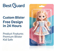 Empaque de Blíster PET Reciclable Personalizado para Juguetes Colgantes, Servicio de Moldeo y Procesamiento Directo de Fábrica de Zhejiang