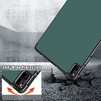Étui pour tablette en cuir PU souple avec coque arrière en TPU pour Huawei Matepad Pro 12.6 2021