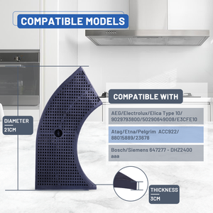 Filtro di Ricambio per Cappa Aspirante da Cucina AE G/ Electrolu X/ Elic a Tipo10 / 9029793800/ 50290649008 per Fornelli a Carbone - Product Image 3