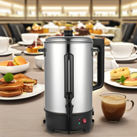 Bouilloire électrique et distributeur de café Hejiang 10L en acier inoxydable avec contrôle de température pour la maison, le camping-car, la voiture, l'hôtel, le bureau