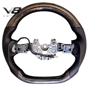 Volante in Vera Fibra di Carbonio V8carbon per Berlingo Ami <span class=keywords><strong>C3</strong></span> C4 C5 <span class=keywords><strong>Aircross</strong></span> 24+, Accessori Auto, Parti Auto, Stile Racing Personalizzato - Product Image 3