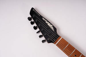 Chitarra Elettrica MOLLO MST-60BL con Pickup Humbucker H-H, Corpo in Pioppo, Manico in Acero Canadese, Corde D'Addario EXL110, Finitura Sfumata Brillante - Product Image 2