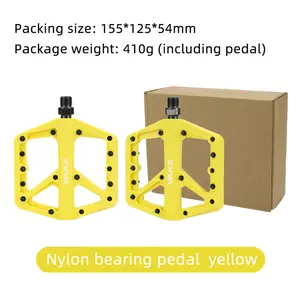 MTB Pedal Bearing Non-slip Lightweight Nylon Fiber Pedal Suitable For BMX MTB 9/16 Inch WAKE Pedal