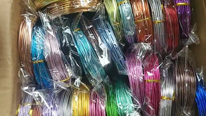 Filo di coda di tigre in filo di acciaio inossidabile dolce colorato di vendita calda per la creazione di gioielli - Product Image 3