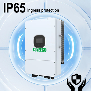 Inversores de Energía de Onda Sinusoidal Pura Monofásicos SUYEEGO Híbridos Solares de Doble Panel Fotovoltaico MPPT de 8kw, 10kw y 12kw para Conexión a Red o Fuera de Red - Product Image 1