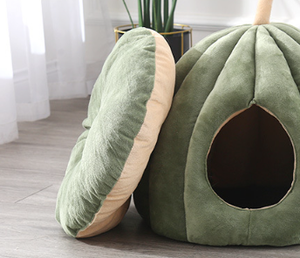 Cama para gatos modelo <span class=keywords><strong>calabaza</strong></span> forma gato <span class=keywords><strong>mate</strong></span> fábrica venta al por mayor venta caliente - Product Image 2