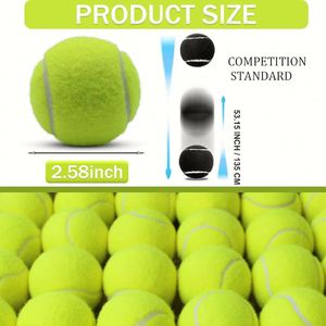 Pelotas de Tenis de Caucho Natural Profesional, Venta al Por Mayor, Pelotas de Tenis Personalizadas, Coloridas, Pelotas de Práctica de Tenis de Playa, Juguetes para Mascotas - Product Image 3