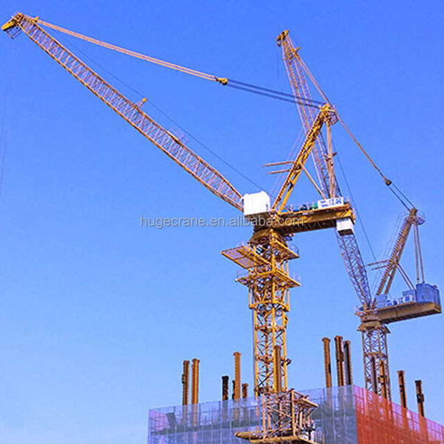 CE Certified Industrial Luffing Jib Tower Crane for  Construction Use