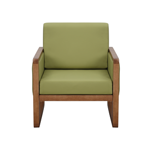 للبيع بالجملة كراسي أريكة عصرية من الجلد مقطعية لغرفة المعيشة بإطار خشبي - Product Image 2