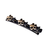 Pince à cheveux élégante pour femmes avec frange latérale en alliage Accessoires en épingle à cheveux en résine pour la décoration des cheveux Épingle à cheveux pour filles Para El Cabello