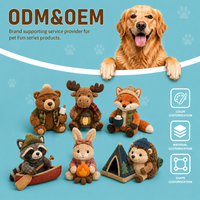 Jouet en peluche pour chien, jouet en peluche doux pour jeu interactif en intérieur, OEM ODM, emballage personnalisé, vente en gros, fournisseur de marques d'animaux de compagnie, commandes