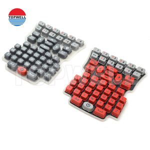 Tùy chỉnh <span class=keywords><strong>Silicone</strong></span> cao su nút bàn phím thiết kế và phát triển nguyên mẫu công nghiệp sản phẩm kỹ thuật sản xuất chính xác - Product Image 1