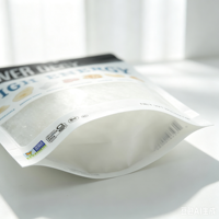 Sachets personnalisés pour fruits secs, imprimés en héliogravure, réutilisables, avec fermeture éclair, transparents, écologiques, de qualité alimentaire, sur mesure