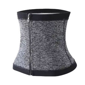 Áo định hình eo cho nữ có khóa kéo và móc cài, màu xanh, giúp thon gọn, thoáng khí và có size tự do. - Product Image 4