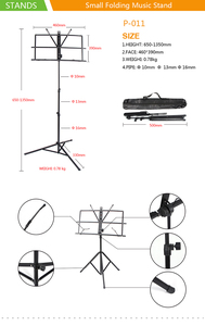 Haute qualité personnalisé instrument de <span class=keywords><strong>musique</strong></span> <span class=keywords><strong>pliant</strong></span> petit <span class=keywords><strong>pupitre</strong></span> - Product Image 4