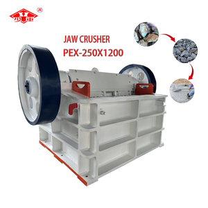 PE 250*1200 concasseur de pierres 37kW capacité de moteur électrique 18-60 tonnes par heure pour l'exploitation minière et la construction - Product Image 4