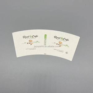 Ventilador de Papel Desechable Personalizado para Impresión, Material en Bruto para Vasos de Café, Ventilador de Papel para Vasos - Product Image 6