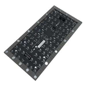 320*160mm/240*120mm P1.56 panel LED melengkung matriks sistem video LED latar belakang lingkaran layar arc-Tampilan melengkung 3D sekitar