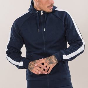 Sudadera con capucha para hombre, diseño a rayas, de alta calidad, venta al por mayor, jersey de gimnasio, muestra gratis - Product Image 3