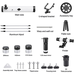Kính Thiên Văn 76Mm Khẩu Độ 700Mm Kính Thiên Văn Tiêu Cự Ngắm Sao Thiên Văn Độ Nét Cao Với Giá Ba Chân - Product Image 6
