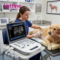 Escáner de Ultrasonido Portátil para Diagnóstico de Embarazo en Animales, Máquina de Ultrasonido Veterinaria con Sondas para Clínica