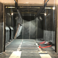Ligne de revêtement en poudre d'acier automatique IMLUCKY à haute productivité avec four de cuisson contrôlé par PLC et machine de peinture par pulvérisation