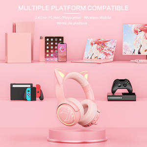 Auriculares Inalámbricos para Juegos BINNUNE BW05, Auriculares de Diadema, Estéreo 2.4G Bluetooth Modo Dual PS4 XBOX - Product Image 4