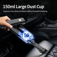 Aspirateur de voiture sans fil, électrique, ultra-puissant, compact, portatif, mini, 42 000 tr/min