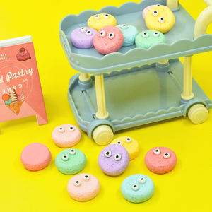 Cabujones de resina redondos con forma de galleta de colores surtidos Kawaii para manualidades DIY, pendientes y accesorios para llaveros - Product Image 3