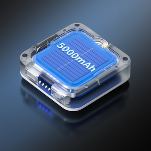 ใหม่แบบชาร์จไฟได้พลังงานแสงอาทิตย์ LED แม่เหล็กแคมป์ปิ้งโคมไฟ 5000mAh ไฟฉายแบบพกพาที่มีประสิทธิภาพไฟตกปลาไฟฉายไฟเต็นท์ - Product Image 6
