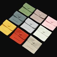 2024 XDS PandaSew Logo personnalisé sac à bijoux en microfibre avec bouton pression insérer tampon éponge porte-bijoux/pochette