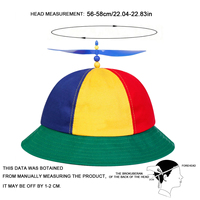 Sombreros de Pescador Unisex Multicolor con Diseño de Hélice, Gorras Casuales para Exteriores, Sombrero para el Sol