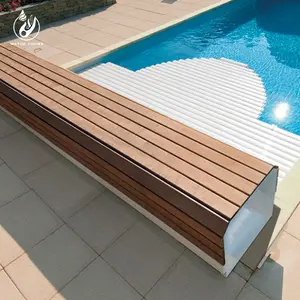 2023 Safety Polycarbonate Pool Slats Automatic SPA Villa Swimming Pool Cover