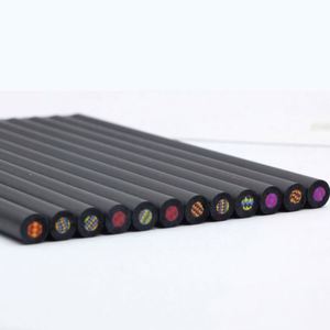 Lápices de Colores Jumbo de Madera con Diseño de Arcoíris, Multicolores para Niños, Marca USA Mairun, para Uso Escolar y Artístico - Product Image 4