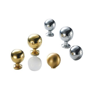 JAYHOO Brass Round Ball Cabinet Knobs French Style Durable Modular Installation for Wardrobe and Cabinet Doors - Product Image 5