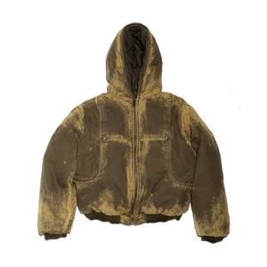 Veste en coton délavé pour homme, personnalisable avec logo de marque, style streetwear, effet stone wash, prix de gros - Product Image 3