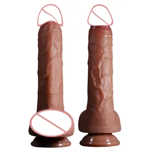 Ver Imagem maior Adicionar para Comparar Compartilhar Vibração Empurrando Realista Dildo Com Ventosa Masturbação Feminina Aquecimento do Pênis