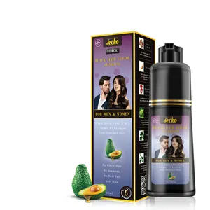 New Natural Remoção Permanente Do Cabelo Tintura de Cabelo Preto Shampoo Cabelo Branco Para Mulheres Dos Homens