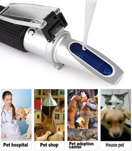 Réfractomètre clinique pour animaux à trois échelles pour le test des protéines sanguines et de la gravité spécifique de l'urine chez le chien et le chat - Product Image 2