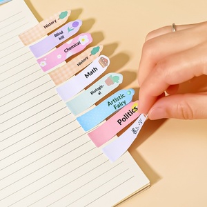 Adesivi Memo Riutilizzabili con Animali Cartoon, Stile Ins Carino, per Studio e Indice - Product Image 4