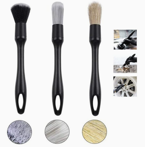Ensemble de 3 brosses de <span class=keywords><strong>nettoyage</strong></span> automobile avec logo personnalisé, manche durable, poils multi-types, pour la vente en gros - Product Image 5