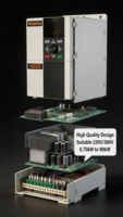 Variador de Frecuencia, Controlador de Velocidad del Motor, Variador de CA Trifásico 380V 4KW 37KW, Automatización Industrial HVAC