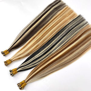Kératine brute Itip Extension Cheveux 100% Remy Extension de cheveux naturels Humain Double dessiné Vietnam I Tip Extensions de cheveux en gros - Product Image 1