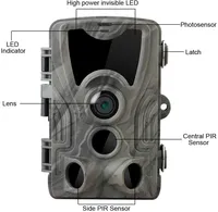 Kamera Berburu Baterai Lithium 5000Mah 16MP 64GB untuk Sensor IMX277 IP65 Perangkap Foto 03s 940nm