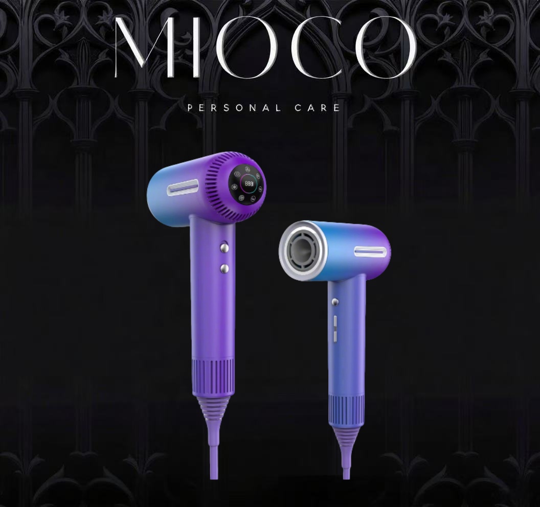 Электрический фен MIOCO M1.0 плазменный Уход за волосами 110000 об/мин BLDC мотор Магнитный концентратор 3 скорости 3 температуры самоочищающийся