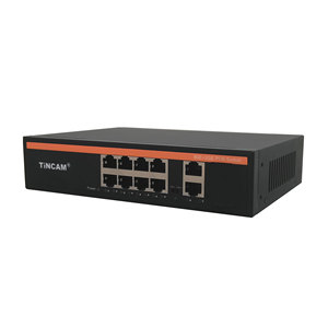 Tincam OEM/ODM Cổ Phiếu nhà máy thông minh 8*10/100/1000Mbps PoE + Cổng Ethernet mạng VLAN PoE chuyển đổi IP Camera 2 * Gigabit hộp đường lên - Product Image 2